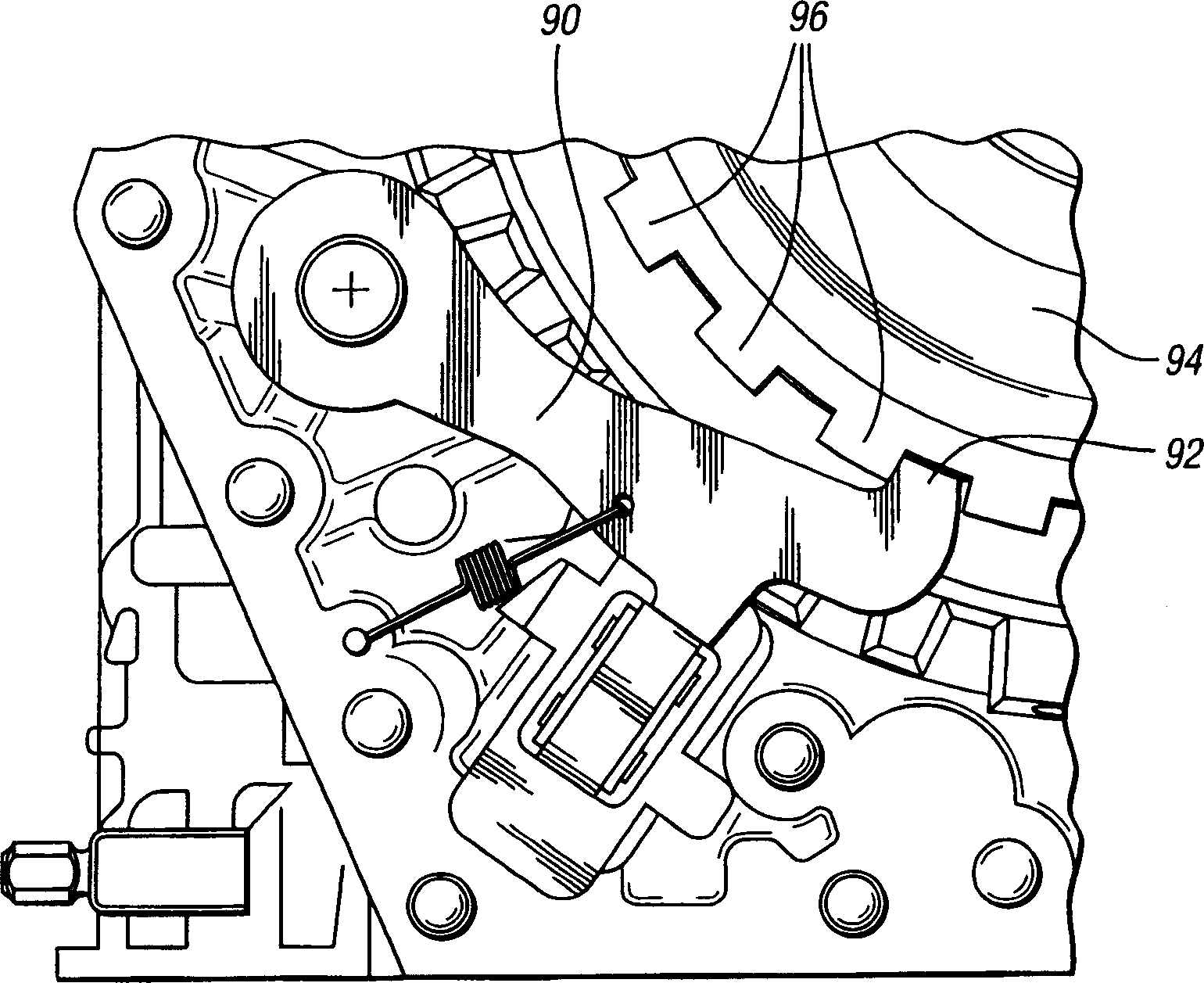 Method for improving a drive-to-park shift