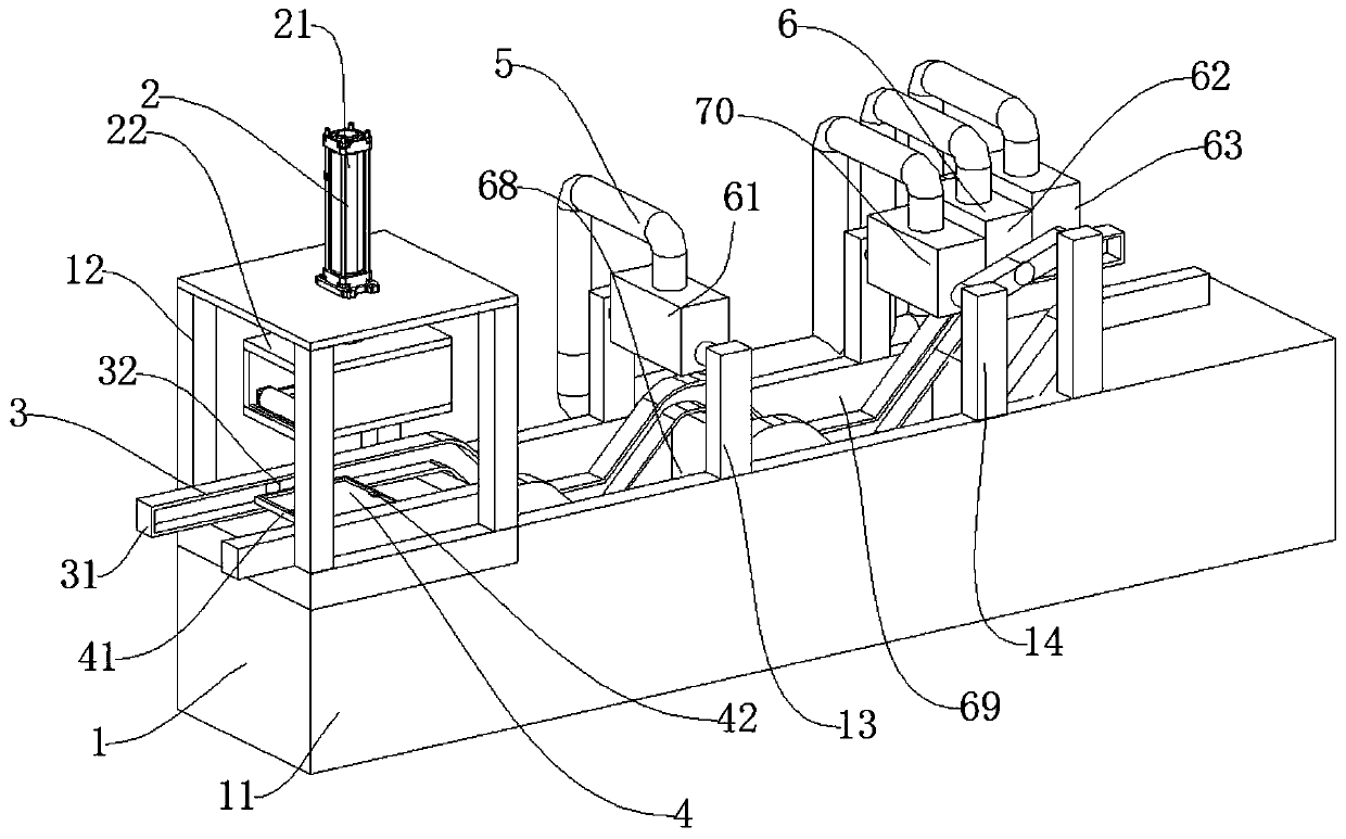 Etching device for manufacturing semiconductor chip and use method thereof