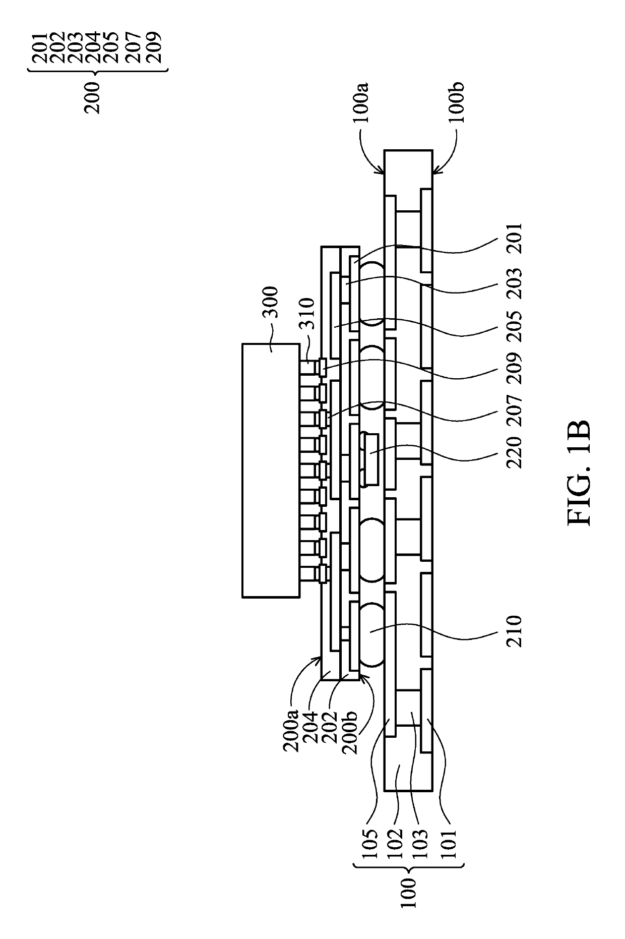 Fan-out package structure having stacked carrier substrates and method for forming the same