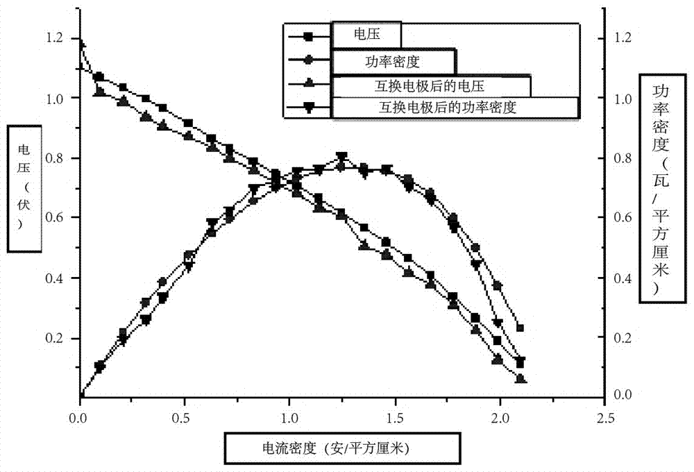 Symmetrical electrode structure fuel cell prepared from nanocomposite material