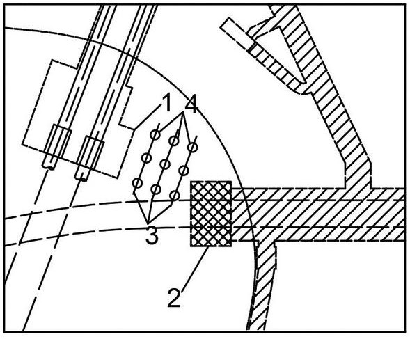 Three-dimensional intelligent monitoring method for structure adjacent to existing station in new subway construction