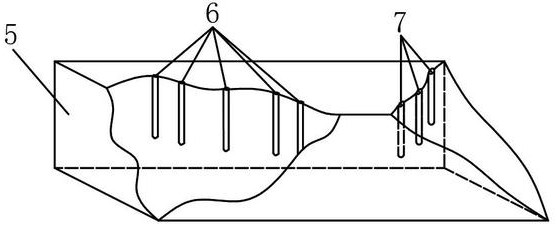 Three-dimensional intelligent monitoring method for structure adjacent to existing station in new subway construction