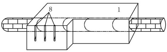 Three-dimensional intelligent monitoring method for structure adjacent to existing station in new subway construction