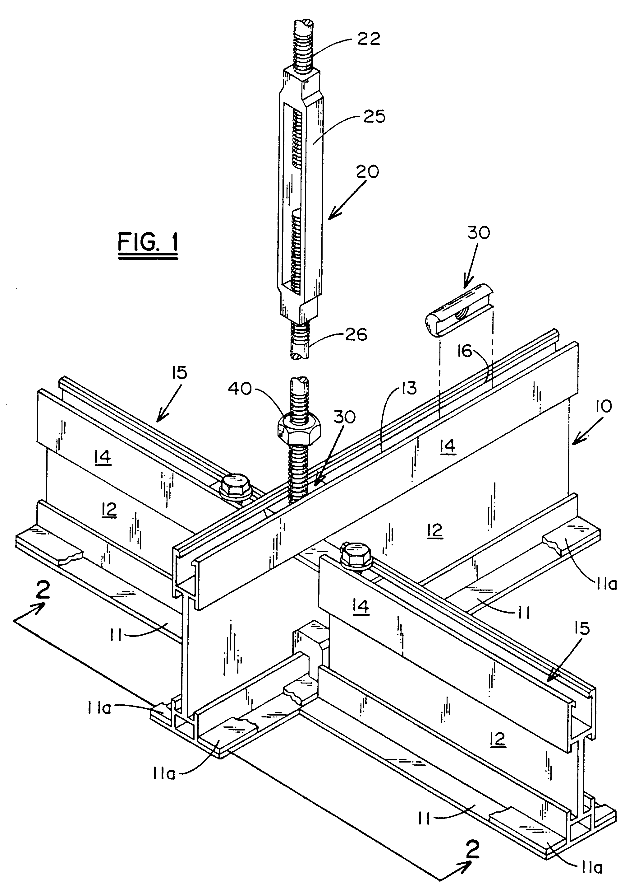 Ceiling suspension structure