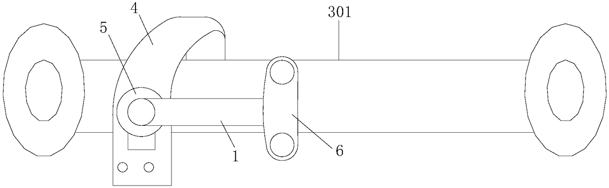 Intelligent automobile moving foot and automobile applying the intelligent automobile moving foot