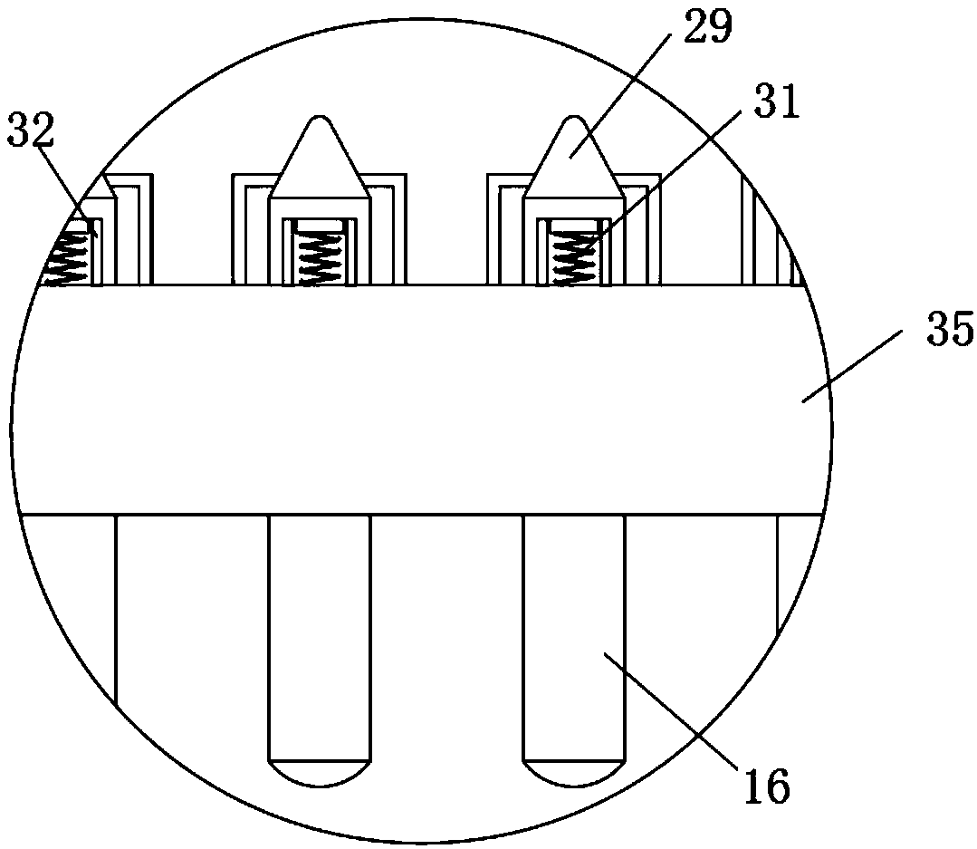 Accounting glue coating device for spaced strip-like gluing and using method