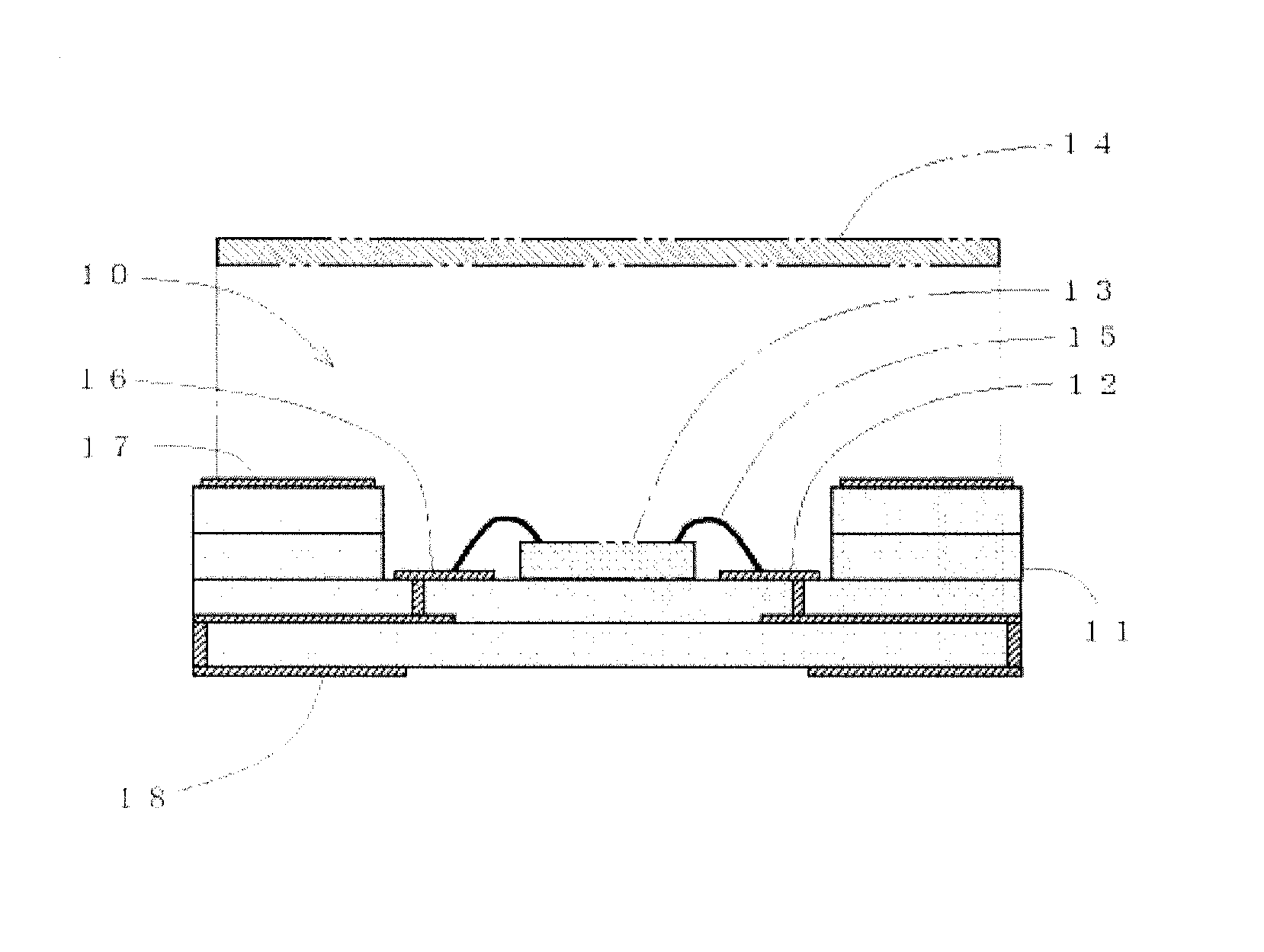 Electronic component element housing package