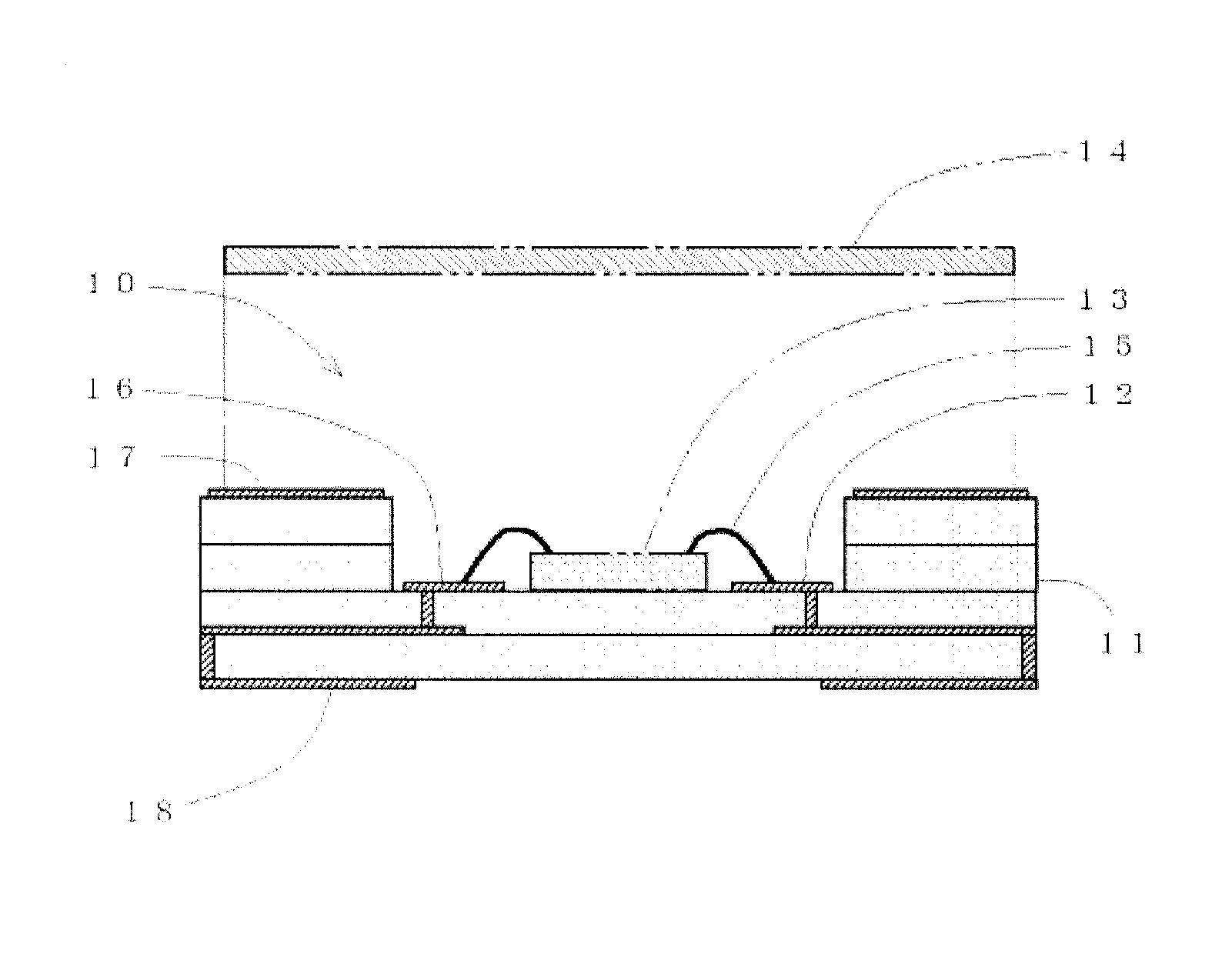 Electronic component element housing package