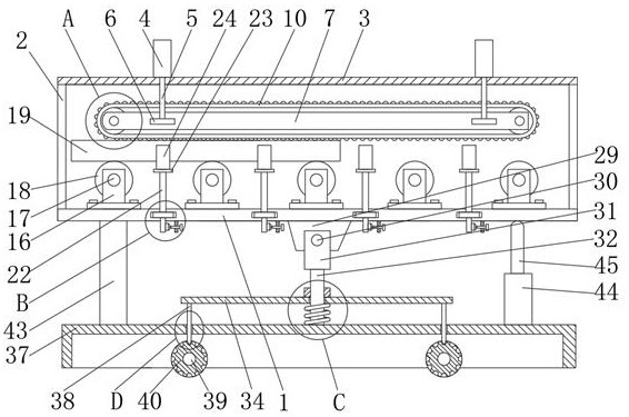 A crane end beam transport workbench