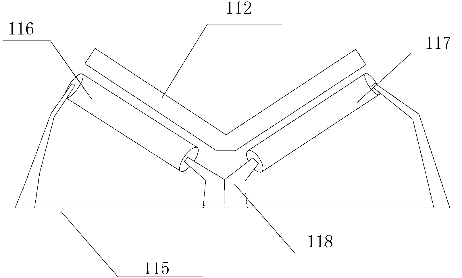 Organic fertilizer production equipment with stirring fermenting device