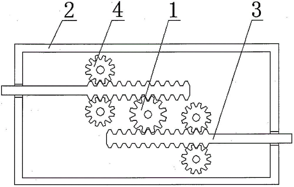 Bed provided with protective device