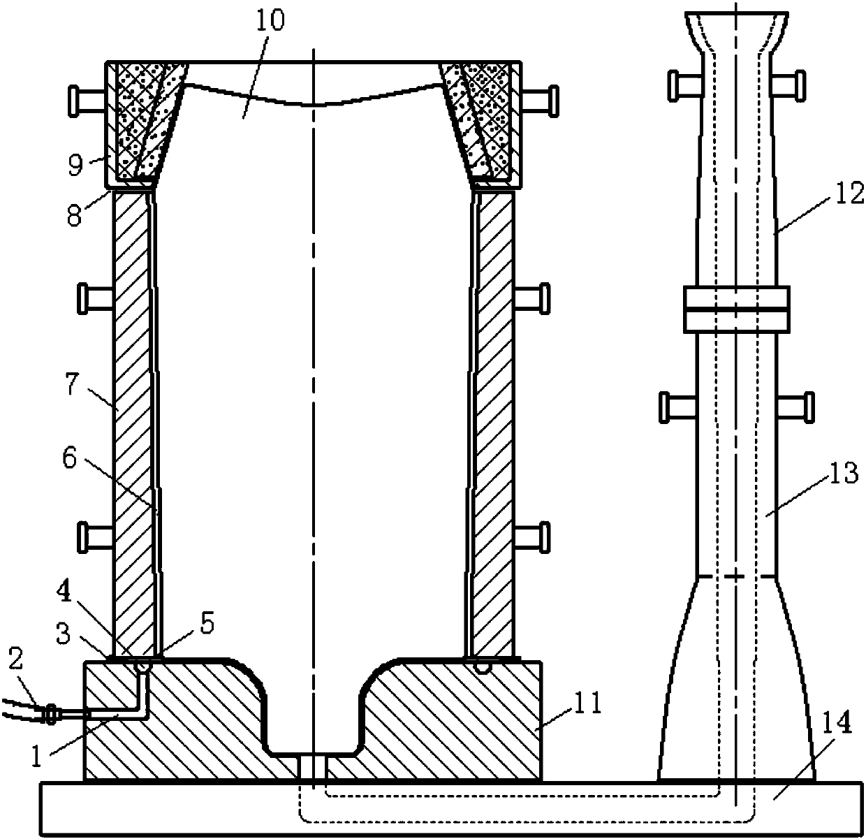 Method for improving steel ingot cooling conditions