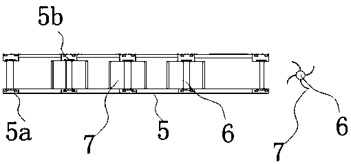 Marine ranching device used in deep sea culture area