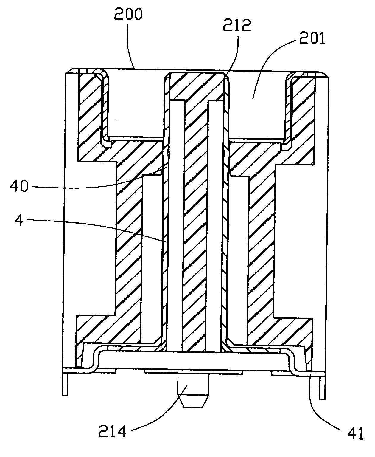 Board-mounted electrical connector