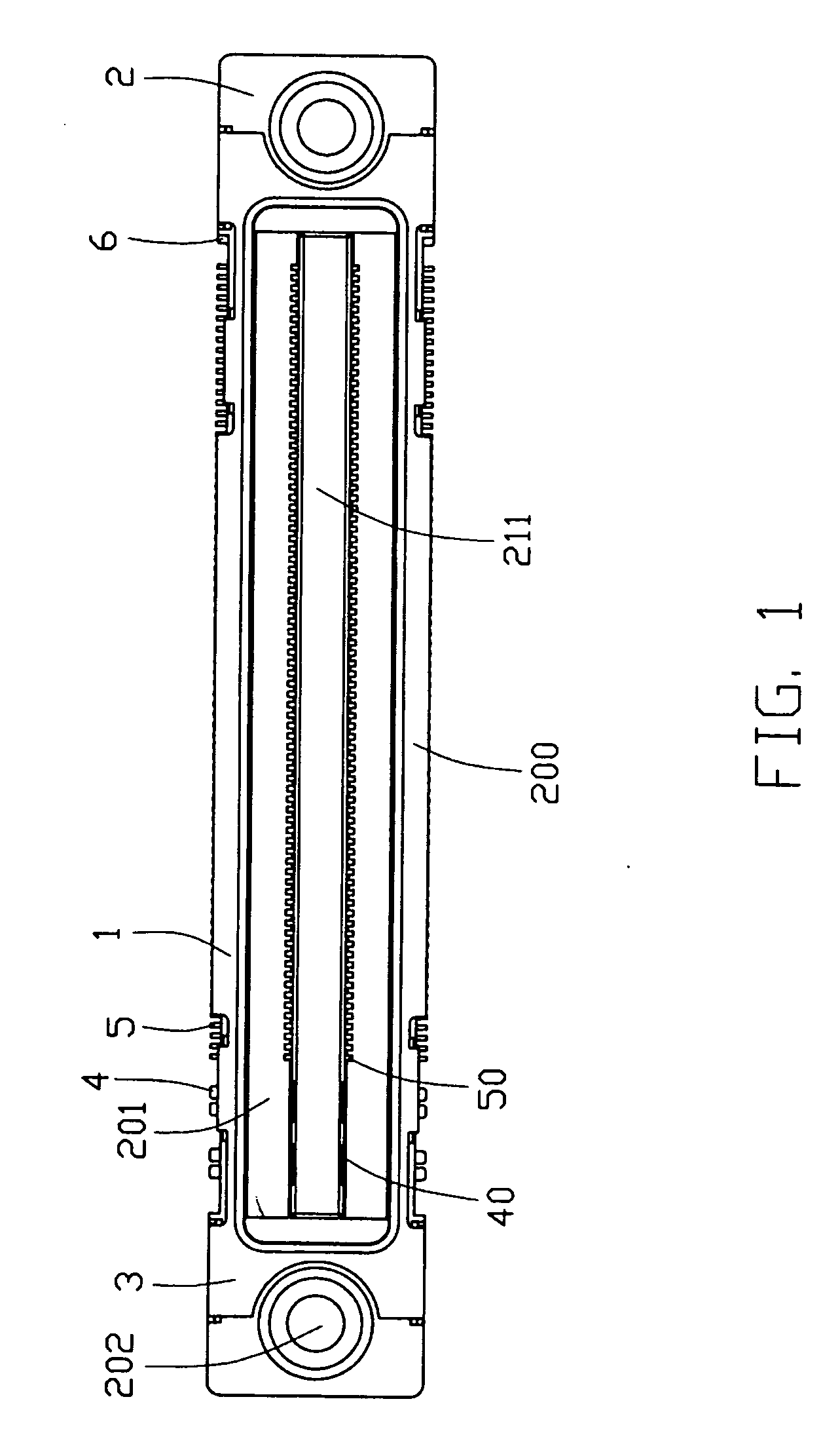 Board-mounted electrical connector