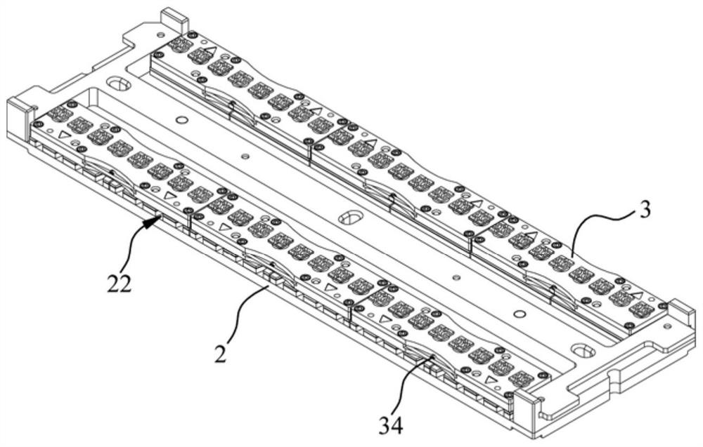 Clamp assembly for testing edge-emitting laser diode and test equipment with same