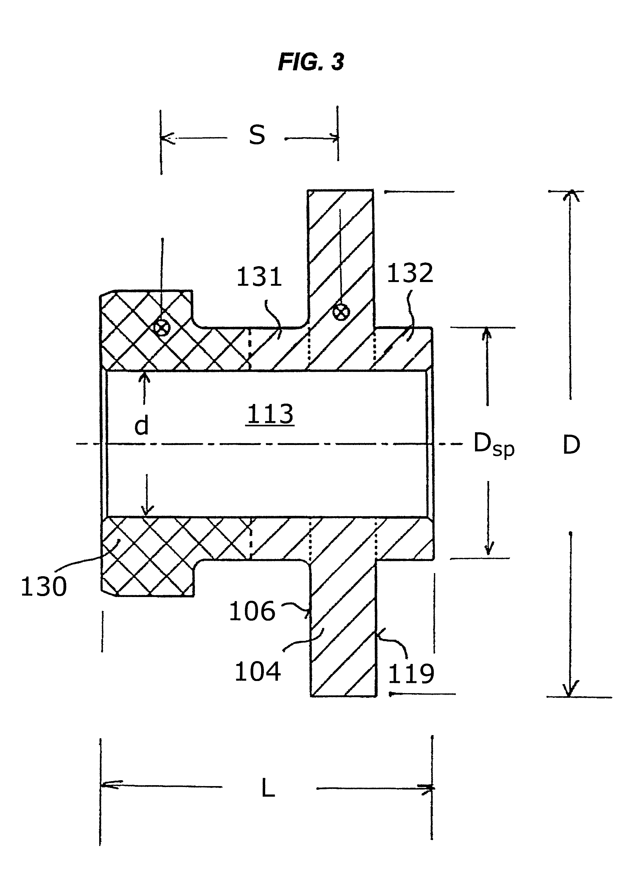 Axial plain bearing assembly