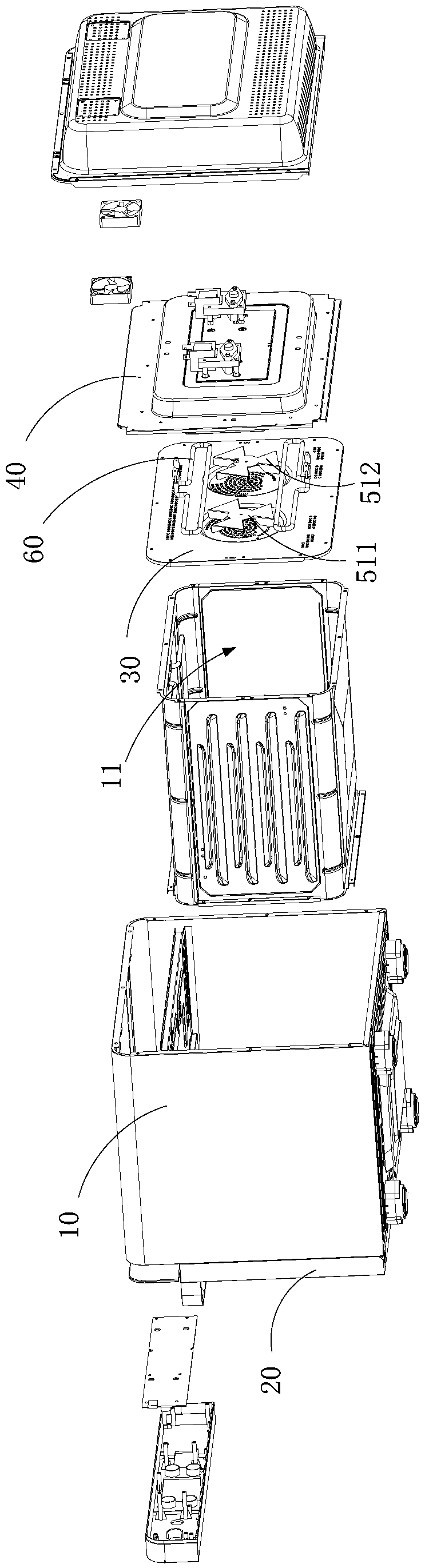 Oven, control method thereof, control device and fan driving device