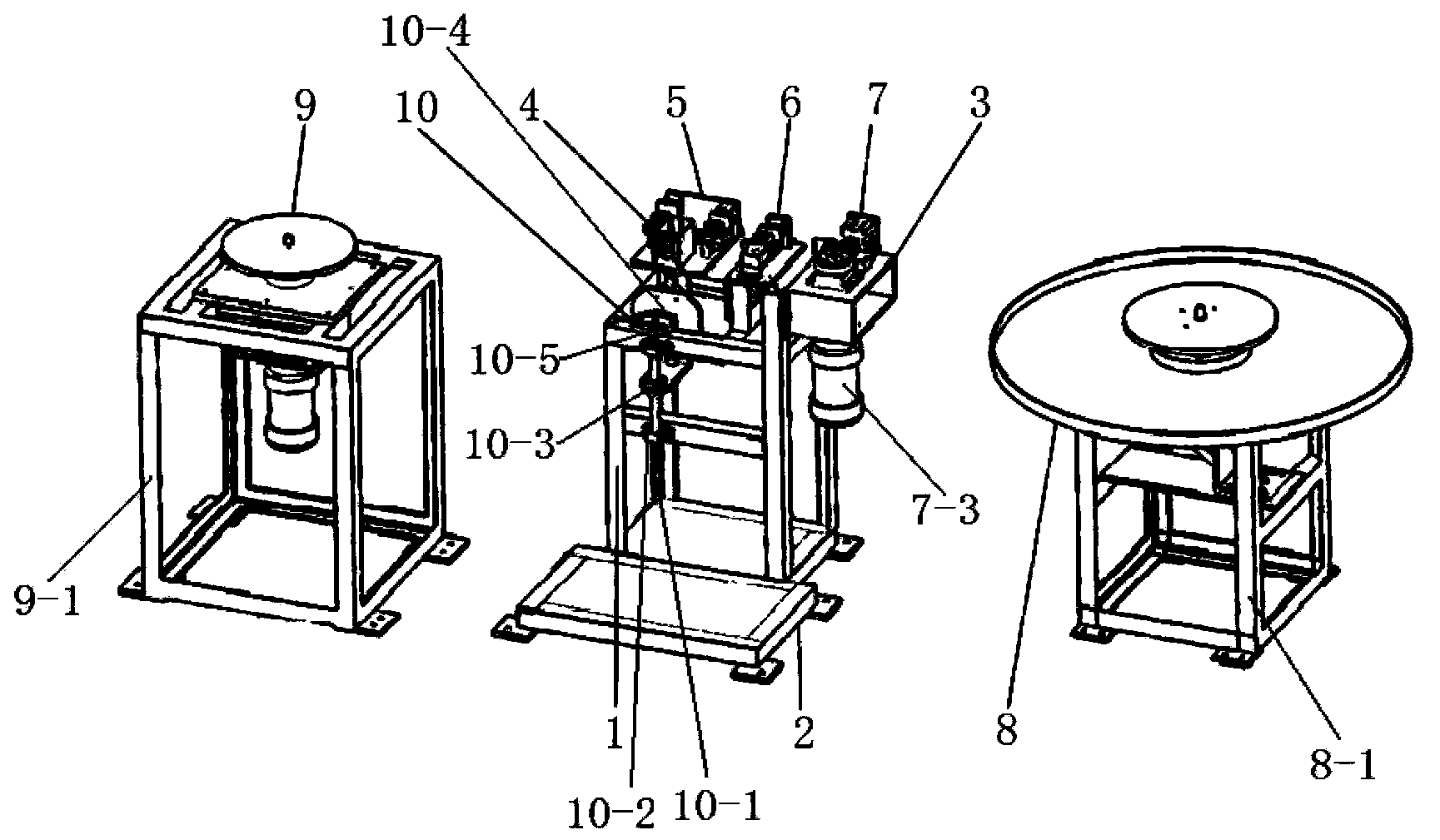 Belt saw marker attaching device