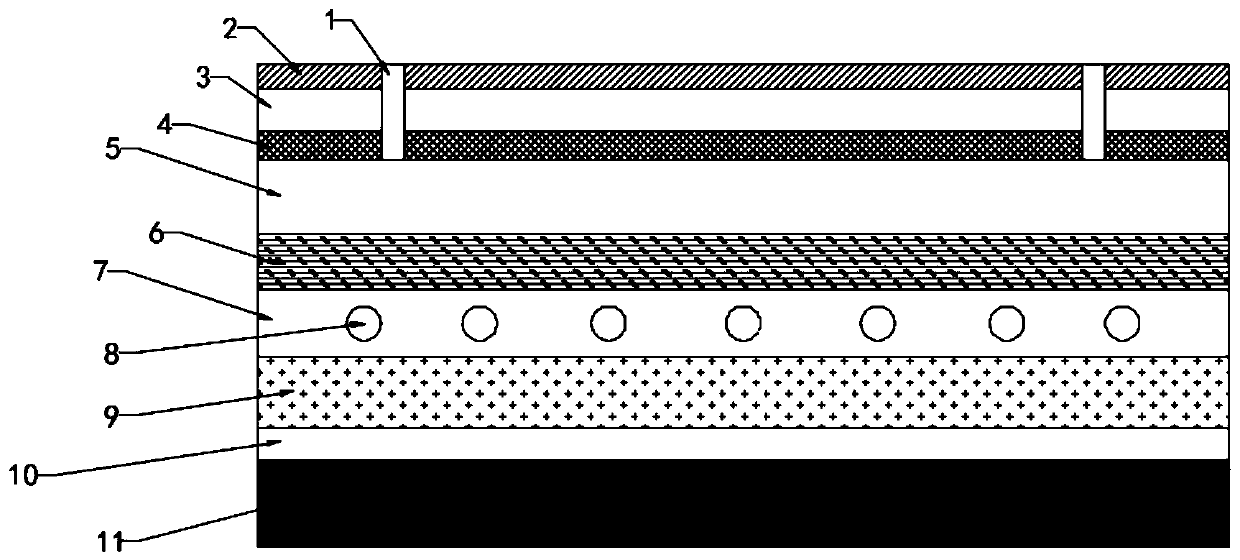 Courtyard anti-saltpetering paving structure and using method thereof