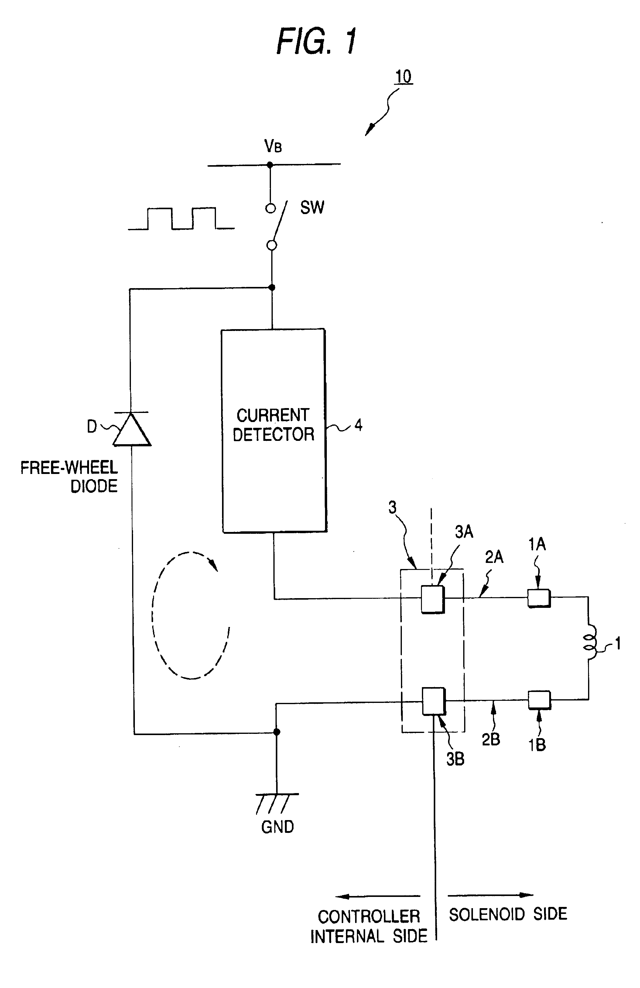 Solenoid driving device