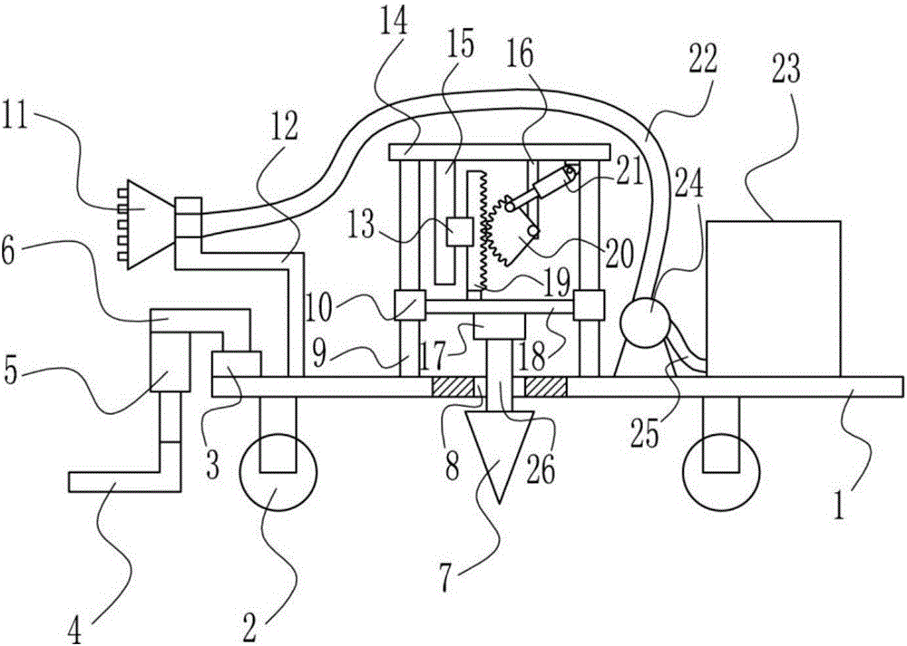 Loquat efficient planting device