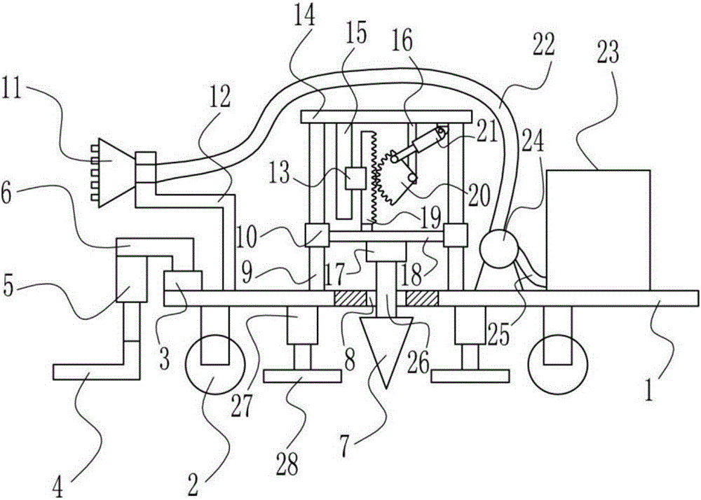 Loquat efficient planting device