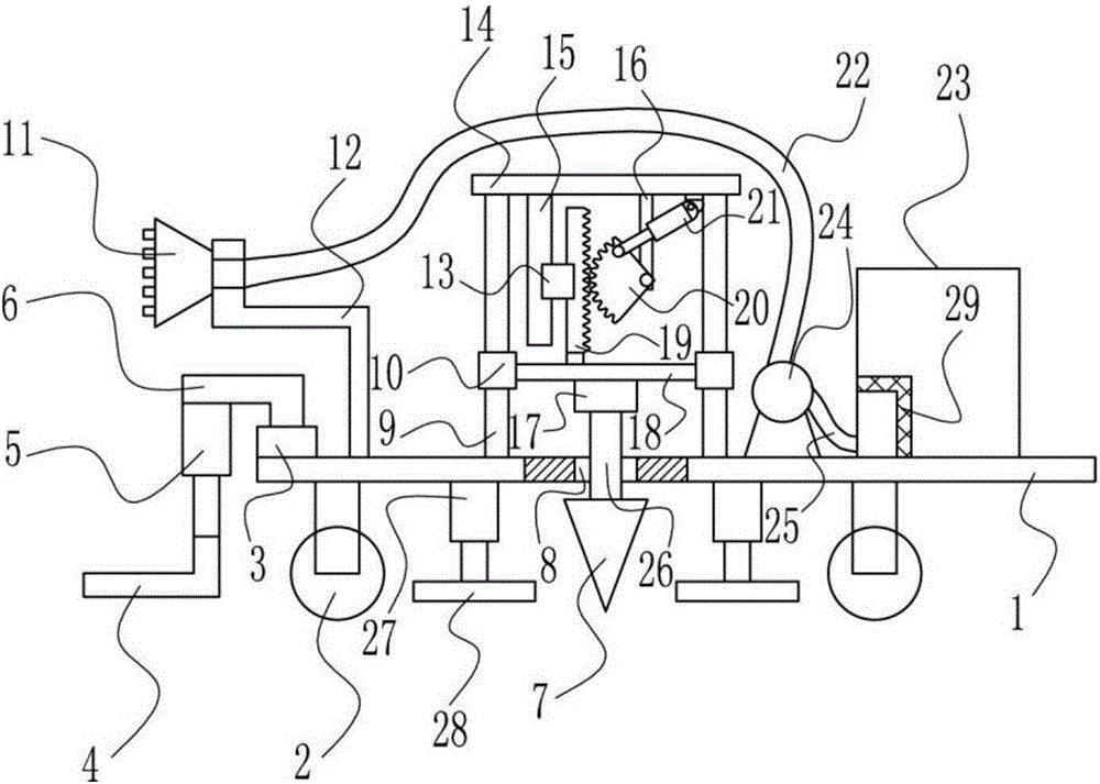 Loquat efficient planting device