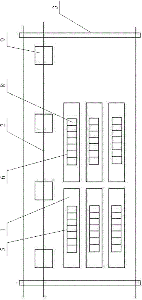 Construction method for splicing and erecting concrete precast beam sections