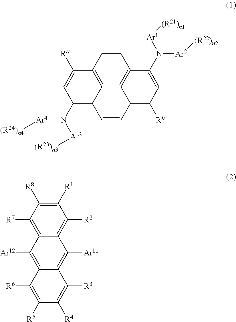 Organic light-emitting medium and organic el element