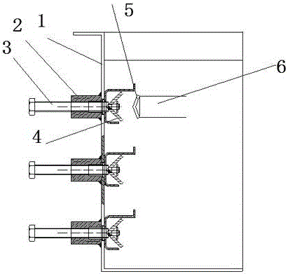 Drawing-type net rack locking device