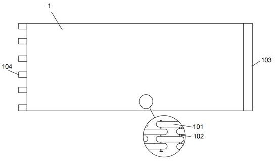 Bridge type spliced conveying belt