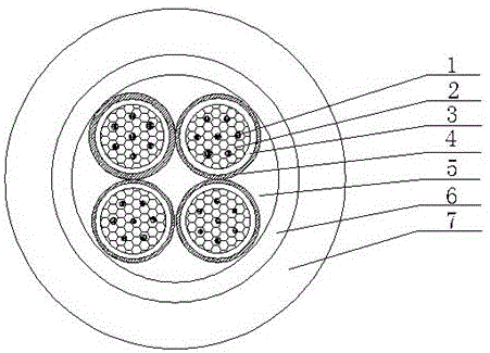 High-temperature bend-resistant mobile instantaneous tensile cable