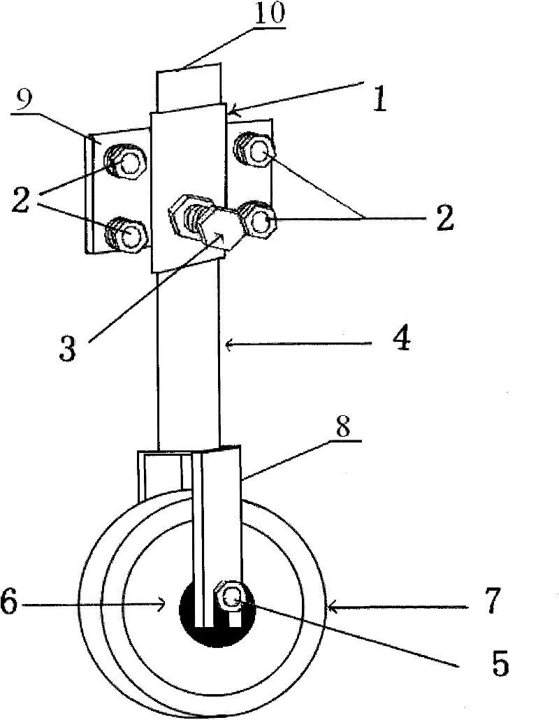 A new type of electric tricycle stand -up alternative structure