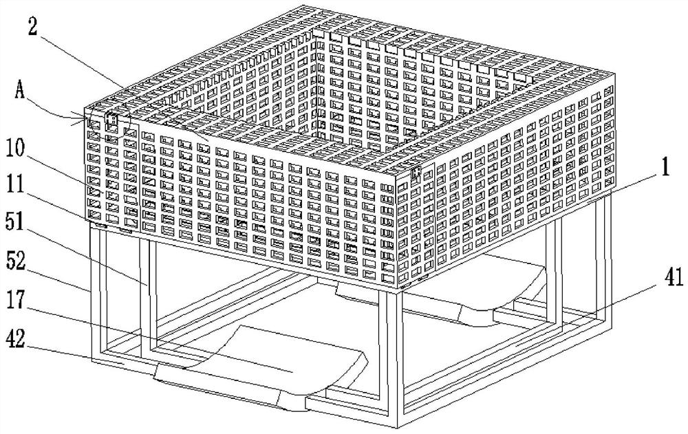 Parent shellfish breeding device for shellfish germplasm resource proliferation