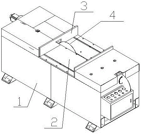 Multifunctional discharging sawing machine sawing device