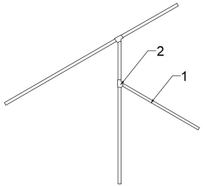 Machining method of K-shaped partition plate cavity