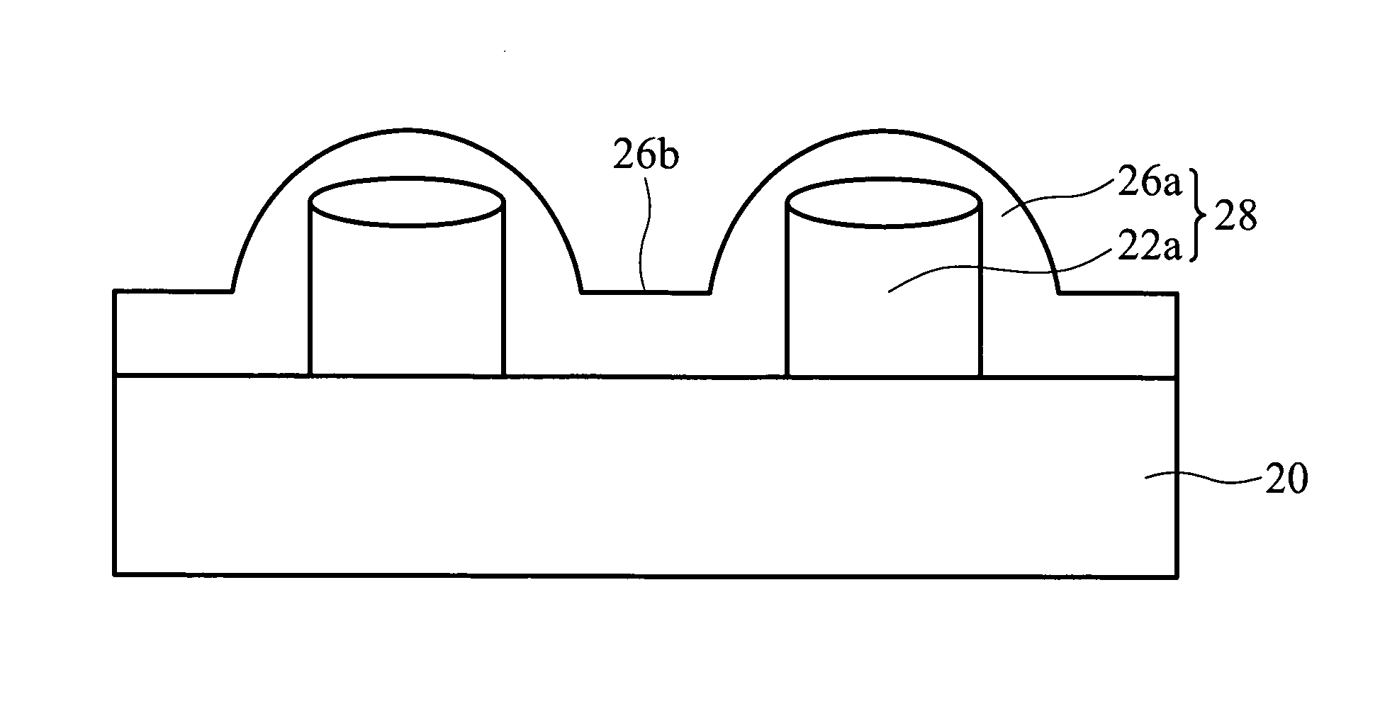 Hemi-spherical structure and method for fabricating the same