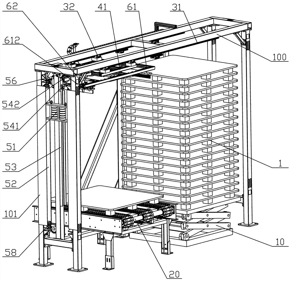 Pallet bin device