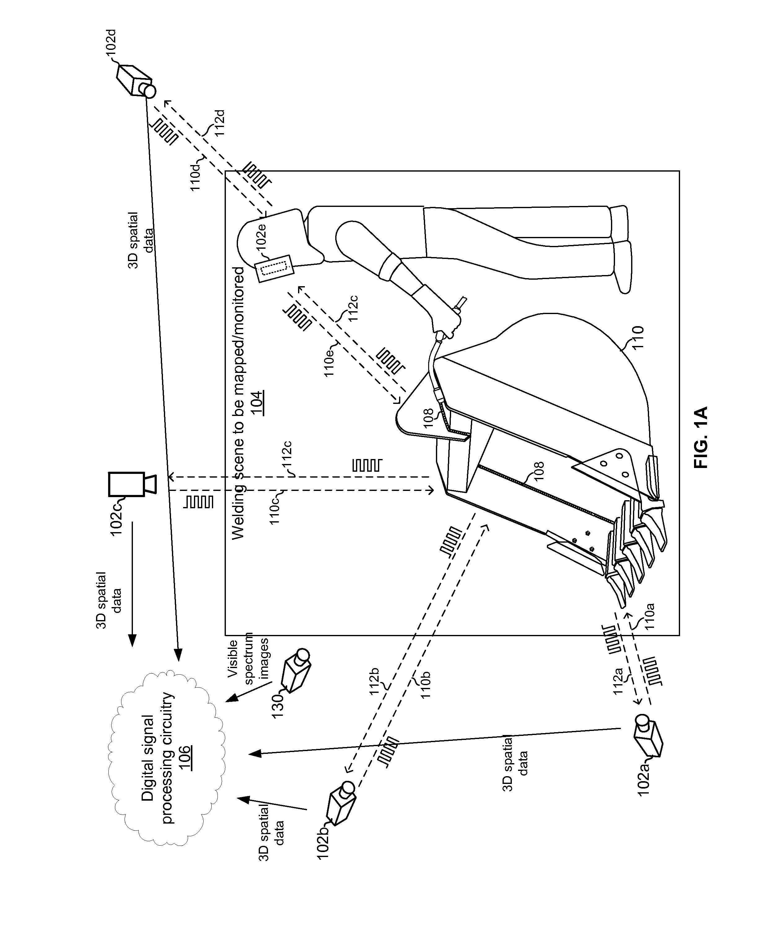 Time of flight camera for welding machine vision