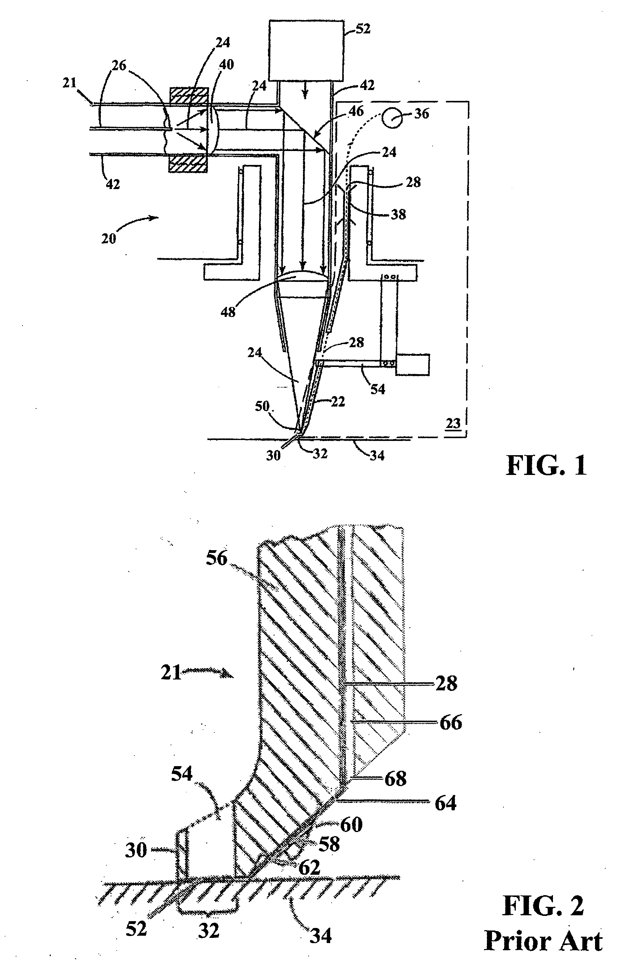 Laser bonding tool with improved bonding accuracy