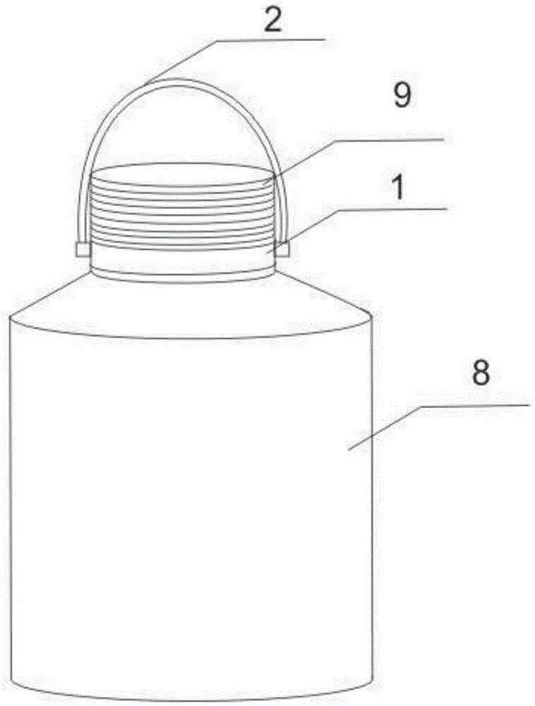 Ceramic wine jar with filtering function