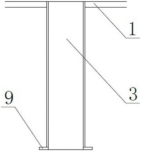 Thick tube drop, thin tube drop casing type material drop crusher and material storage method