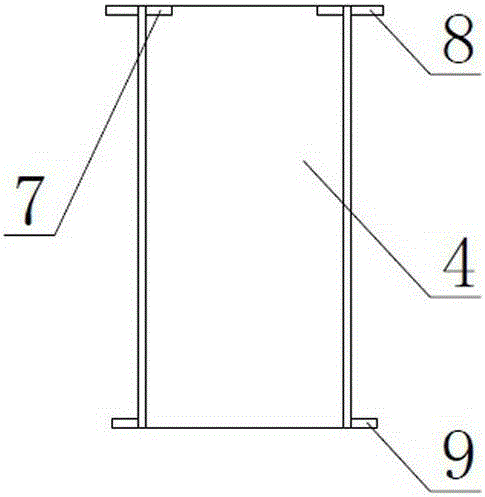 Thick tube drop, thin tube drop casing type material drop crusher and material storage method