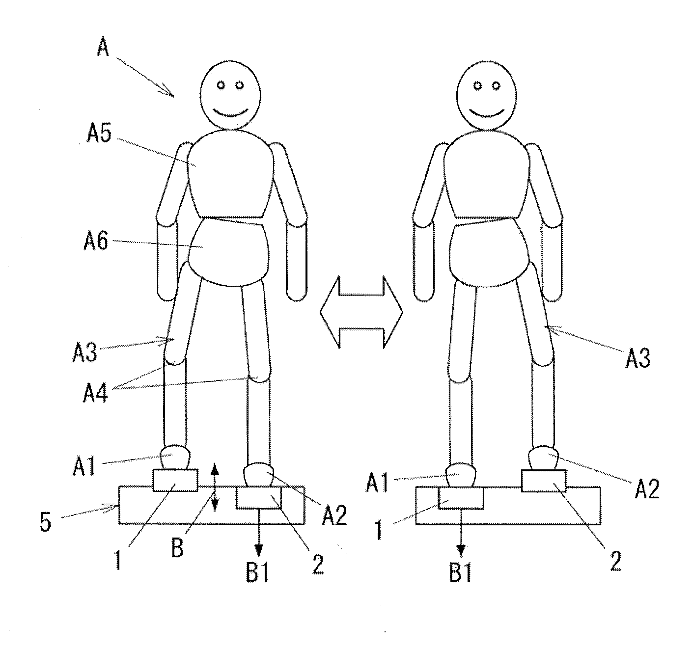 Passive exercise assisting device of standing type