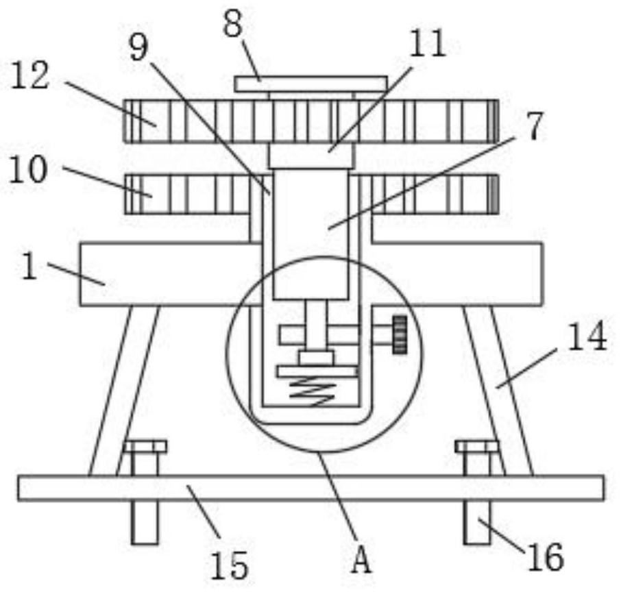 Multi-angle quick locating connecting disc of gear shaping clamp