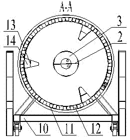 Vacuum refrigerating tumbling machine