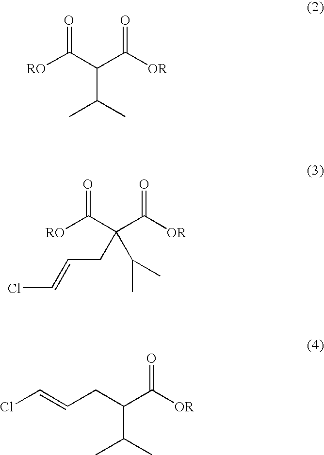 Process for producing (4E)-5-chloro-2-isopropyl-4-pentenoate and optically active form thereof