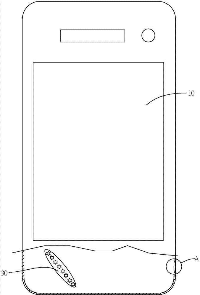 Portable electronic equipment with vision caring function