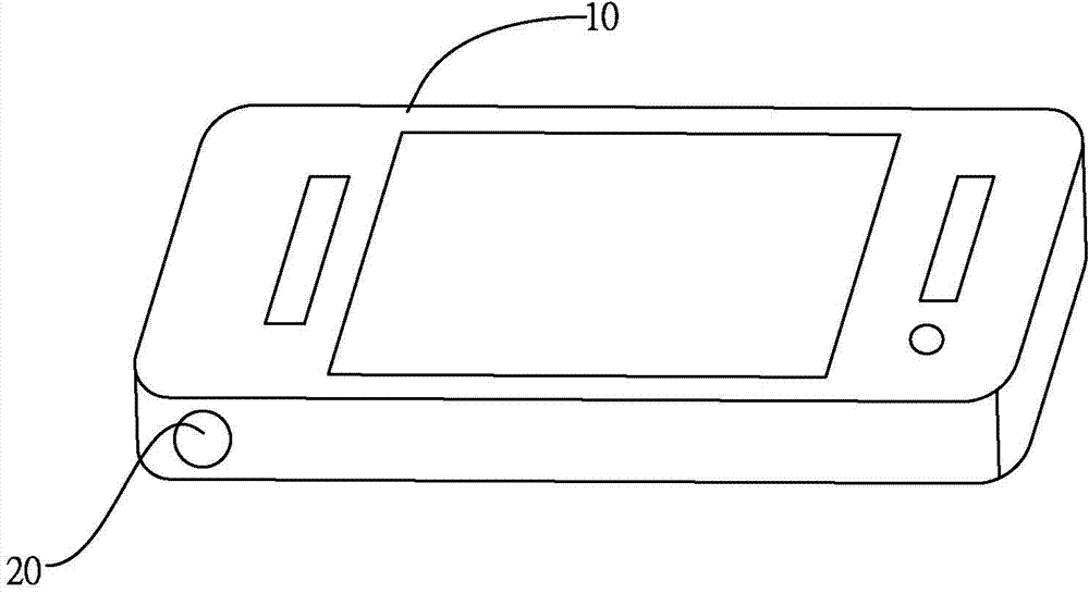 Portable electronic equipment with vision caring function